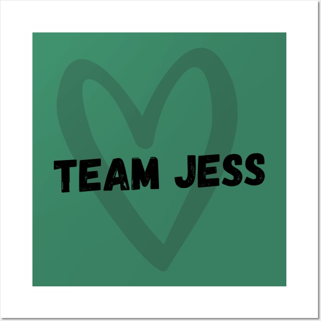 Team Jess Wall Art by Gilmore Book Club